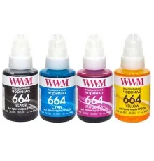 Чорнило WWM Epson L110/L210/L300, 4х140г B/C/M/Y (E664SET4)