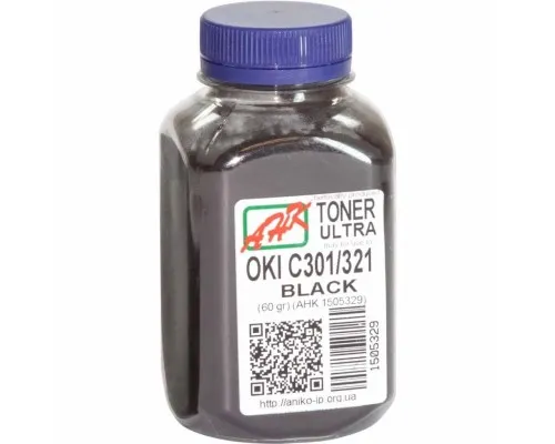 Тонер OKI C301/321, 60г Black AHK (1505329)