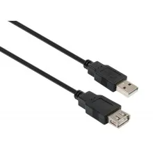 Дата кабель USB 2.0 AM/AF 3.0m Vinga (VCPUSBAMAF3BK)
