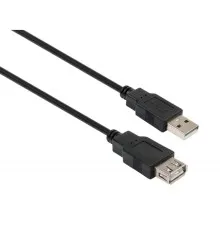 Дата кабель USB 2.0 AM/AF 3.0m Vinga (VCPUSBAMAF3BK)