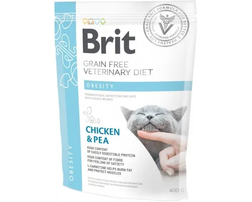Сухой корм для кошек Brit GF VetDiets Cat Obesity 400 г (8595602528486)