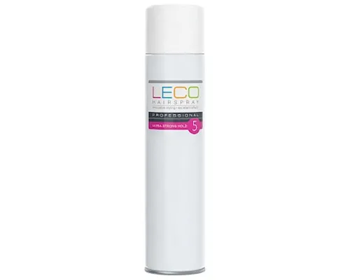 Лак для волосся Leco 5 Ультрасильна фіксація 750 мл (XL 20203)