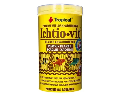 Корм для риб Tropical Ichtio-vit у пластівцях 500 мл (5900469770054)