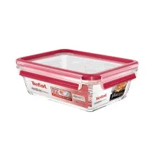 Харчовий контейнер Tefal Masterseal Glass Red 1.3 л (N1041010)