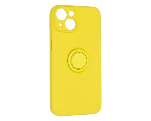 Чохол до мобільного телефона Armorstandart Icon Ring Apple iPhone 14 Yellow (ARM68689)