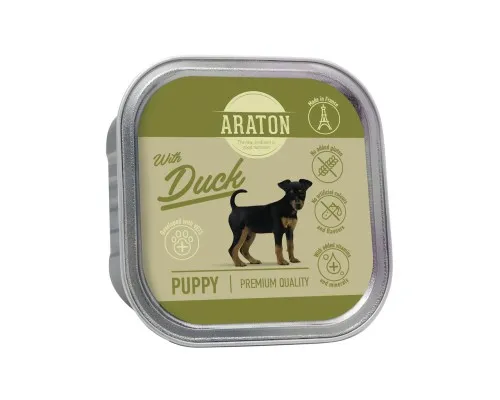 Консерви для собак ARATON Puppy with Duck 150 г (KIK45701)