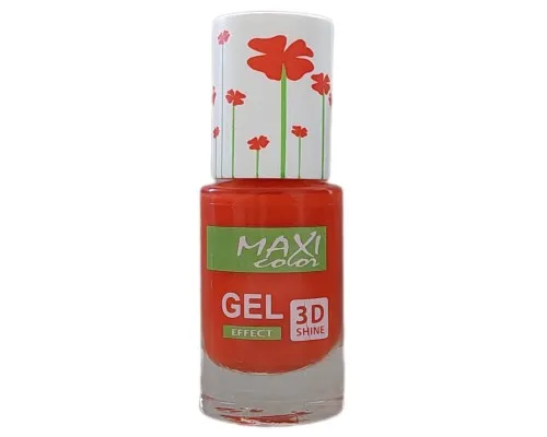 Лак для нігтів Maxi Color Gel Effect Hot Summer 12 (4823077504389)