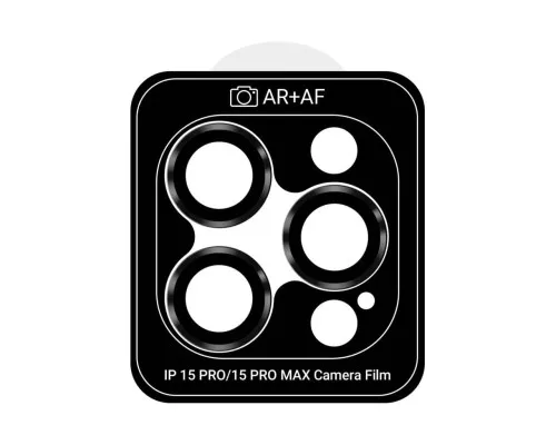 Скло захисне Armorstandart Camera Pro Apple iPhone 15 Pro / 15 Pro Max Black Titanium (ARM73317)