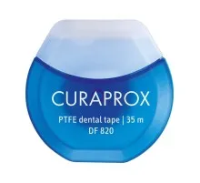 Зубная нить Curaprox Тефлоновая с хлоргексидином 35 г (7612412428254)