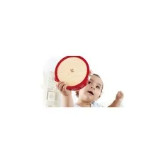 Музична іграшка Hape Дитячий бубен дерев'яний (E0607)