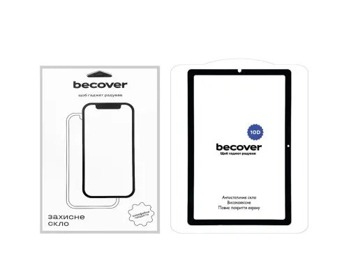 Скло захисне BeCover 10D Samsung Galaxy Tab S6 Lite (2024) 10.4" P620/P625/P627 Black (710802)