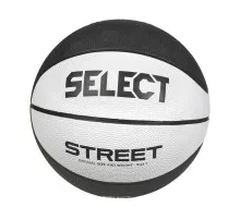 Мяч баскетбольный Select Basketball Street v24 біло-чорний 205570-126 №6 (5703543314133)