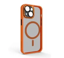 Чохол до мобільного телефона Armorstandart Unit MagSafe SE Apple iPhone 15 Orange Black (ARM75360)