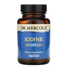 Аминокислота Dr. Mercola Йод 1,5 мг, Iodine, 30 капсул (MCL-01614)