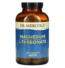 Мінерали Dr. Mercola Магній L-Треонат, Magnesium L-Threonate, 270 капсул (MCL-03069)