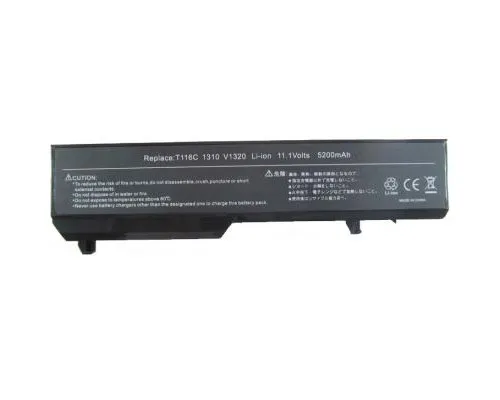 Акумулятор до ноутбука AlSoft Dell Vostro 1310 T114C 5200mAh 6cell 11.1V Li-ion (A41299)