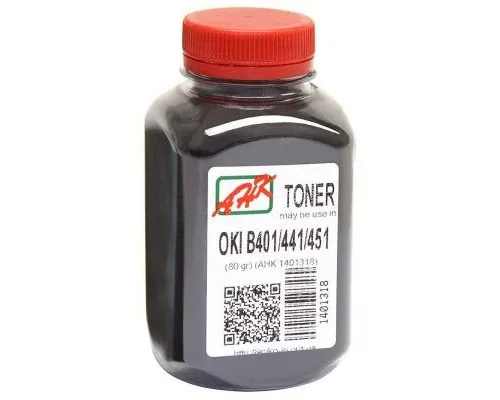Тонер OKI B401/B441/B451 80г Black AHK (1401318)