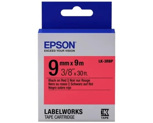 Стрічка для принтера етикеток Epson LK3RBP (C53S653001)