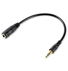 Кабель мультимедійний Jack 3.5mm male/Jack 3.5mm female 1.0m Pro REAL-EL (EL123500041)