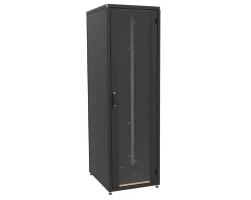 Шафа напольна Zpas 18U 19 600x800, glass door, black (IT-186080-69AA-2-161-FP)