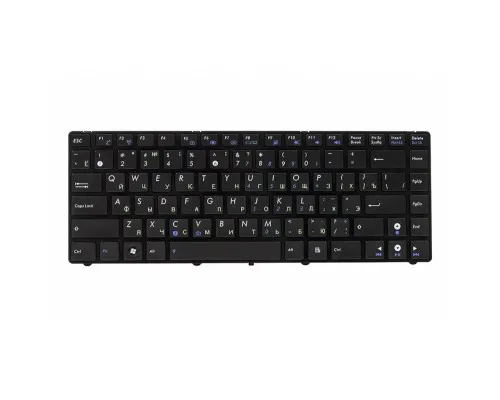 Клавиатура ноутбука PowerPlant ASUS A42,K42,N82 черный,черный (KB310807)