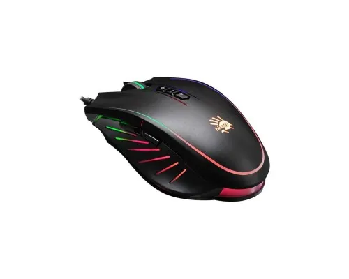 Мишка A4Tech Bloody Q81 Neon XGlide Curve Black (4711421948555)