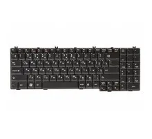 Клавиатура ноутбука PowerPlant Lenovo IdeaPad G550, G555 черный, черный фрейм (KB311040)