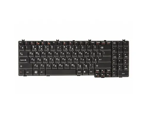 Клавиатура ноутбука PowerPlant Lenovo IdeaPad G550, G555 черный, черный фрейм (KB311040)