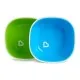 Тарелка детская Munchkin Splash Bowls 2шт. Зеленая и голубая (46725.01)