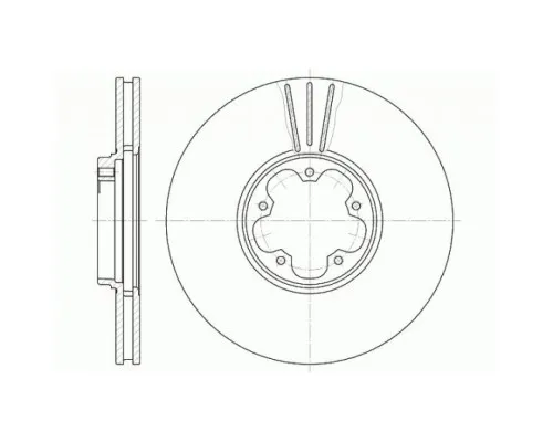 Тормозной диск REMSA 6608.10