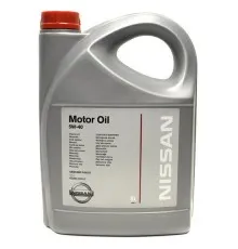 Моторное масло Nissan Motor oil 5W-40, 5 л. (7160)