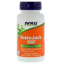 Витаминно-минеральный комплекс Now Foods Репродуктивное Здоровье Мужчин ТестоДжек, TestoJack 100, 60 (NOW-02168)