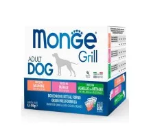 Влажный корм для собак Monge Dog Grill Mix Lamb&Pork&Salmon 12*100 г (8009470017503)