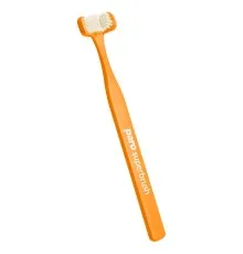 Зубная щетка Paro Swiss Superbrush трехсторонняя оранжевая (7610458007242-orange)