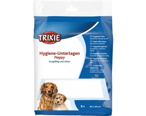Пелюшки для собак Trixie 60х90 см 8шт (4011905234137)