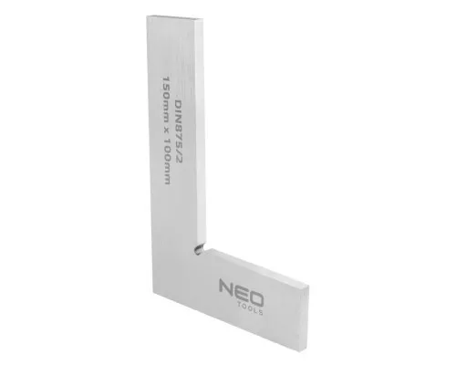Косинець Neo Tools прецизійний, DIN875/2, 150x100 мм (72-022)