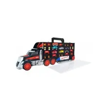 Игровой набор Dickie Toys Трейлер перевозчик авто, грузовик с ручкой (3749023)