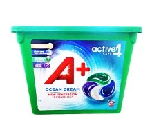 Капсули для прання A+ Ocean Dream 4 в 1 38 шт. (8435495831372)