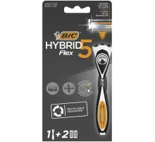 Бритва Bic Flex 5 Hybrid з 2 змінними картриджами (3086123644922)