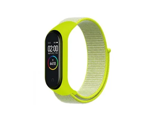 Ремешок для фитнес браслета BeCover Nylon Style для Xiaomi Mi Smart Band 7 Lime (707662)