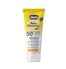 Дитячий крем Chicco 50 SPF сонцезахисний мінеральний , 75 мл (11259.00)