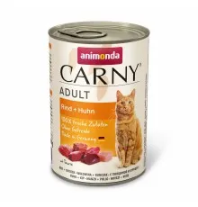 Консерви для котів Animonda Carny Adult Beef + Chicken 400 г (4017721837194)