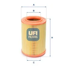 Повітряний фільтр для автомобіля UFI 27.195.00