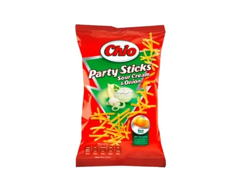 Соломка Chio Party Stick зі смаком сметани та цибулі 70 г (5900073004132)