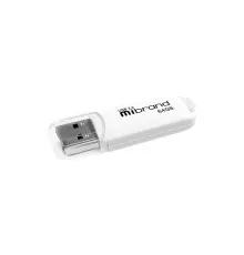 USB флеш накопичувач Mibrand 64GB Marten White USB 3.2 (MI3.2/MA64P10W)