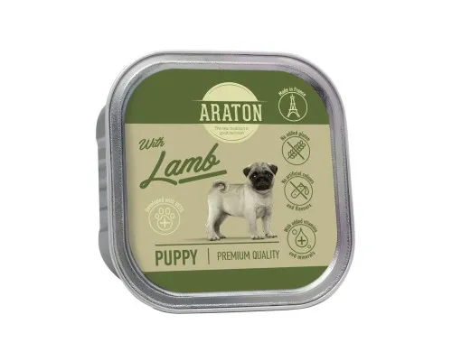Консервы для собак ARATON Puppy with Lamb 150 г (KIK45702)