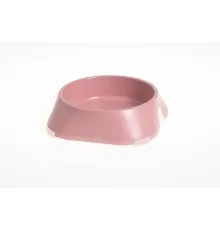 Посуда для кошек Fiboo Миска с антискользящими накладками S розовая (FIB0101)