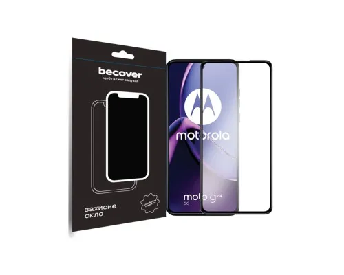Скло захисне BeCover Motorola Moto G84 Black (710108)