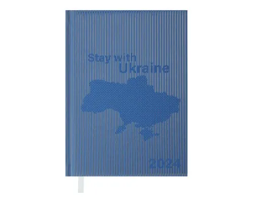 Еженедельник Buromax датированный 2024 FREE, А5 голубой (BM.2166-14)