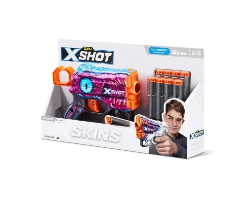 Игрушечное оружие Zuru X-Shot Быстрострельный бластер Skins Menace Enigma (8 патронов) (36515L)